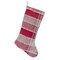 Contemporary Home Living Set of 2 Red And Gray Plaid Stocking 72&#x22;